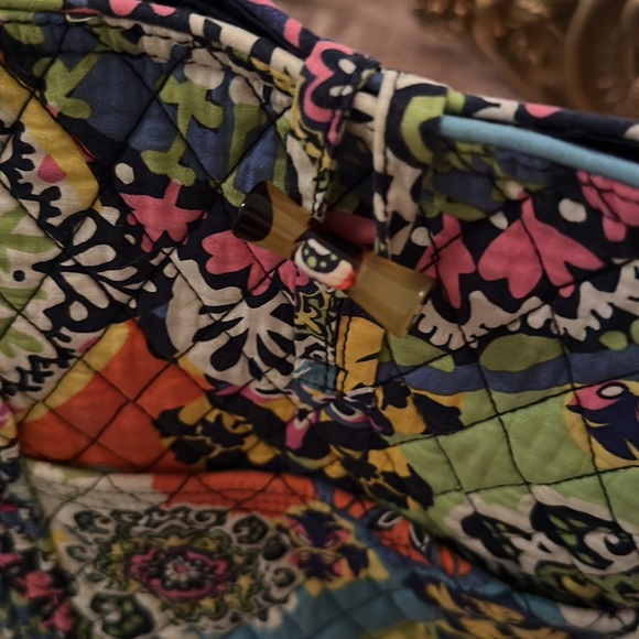 Vera Bradley computer tote and matching wallet - Picture 3 of 13